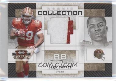 2009 Donruss Threads - Rookie Collection Materials - Prime #5 - Glen Coffee /25