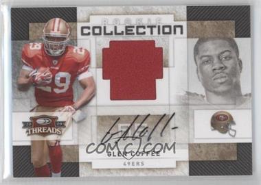 2009 Donruss Threads - Rookie Collection Materials - Signatures #5 - Glen Coffee /50