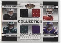 Darrius Heyward-Bey, Jeremy Maclin, Michael Crabtree, Percy Harvin #/100