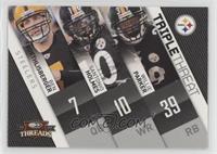 Ben Roethlisberger, Santonio Holmes, Willie Parker