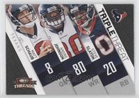 Matt Schaub, Andre Johnson, Steve Slaton