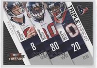 Matt Schaub, Andre Johnson, Steve Slaton