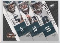 Donovan McNabb, DeSean Jackson, Brian Westbrook