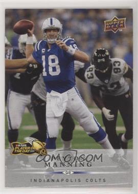 2009 NFL Player of the Day - [Base] #POD-3 - Peyton Manning