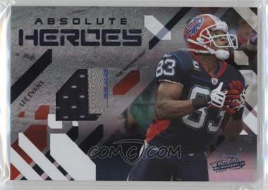 2009 Playoff Absolute Memorabilia - Absolute Heroes - Spectrum Materials Prime #15 - Lee Evans /50