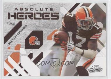 2009 Playoff Absolute Memorabilia - Absolute Heroes #6 - Braylon Edwards