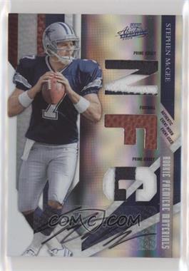 2009 Playoff Absolute Memorabilia - [Base] - Spectrum AFC/NFC Prime Signatures #230 - Rookie Premiere Materials - Stephen McGee /10 [EX to NM]