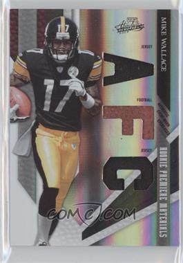 2009 Playoff Absolute Memorabilia - [Base] - Spectrum AFC/NFC #225 - Rookie Premiere Materials - Mike Wallace /99