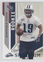 Rookie - Dominique Edison #/75