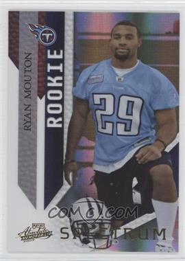 2009 Playoff Absolute Memorabilia - [Base] - Spectrum Gold #187 - Rookie - Ryan Mouton /10