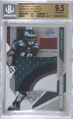 2009 Playoff Absolute Memorabilia - [Base] - Spectrum Jumbo Prime With Football #210 - Rookie Premiere Materials - Jeremy Maclin /25 [BGS 9.5 GEM MINT]