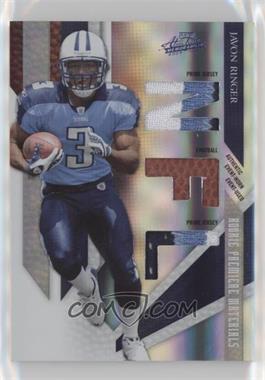 2009 Playoff Absolute Memorabilia - [Base] - Spectrum NFL Prime #224 - Rookie Premiere Materials - Javon Ringer /50