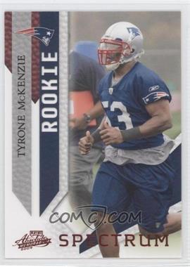 2009 Playoff Absolute Memorabilia - [Base] - Spectrum Red #197 - Rookie - Tyrone McKenzie