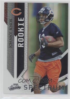 2009 Playoff Absolute Memorabilia - [Base] - Spectrum Silver #156 - Rookie - Johnny Knox /25