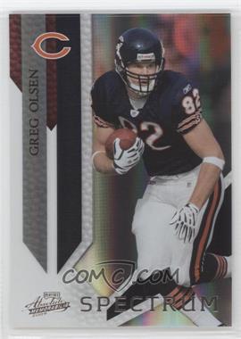 2009 Playoff Absolute Memorabilia - [Base] - Spectrum Silver #17 - Greg Olsen /25