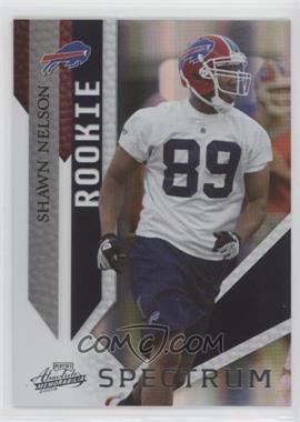 2009 Playoff Absolute Memorabilia - [Base] - Spectrum Silver #190 - Rookie - Shawn Nelson /25