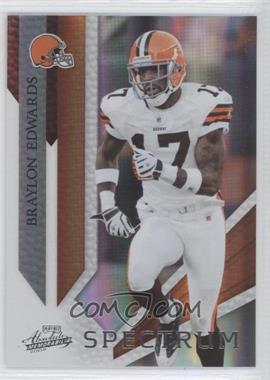 2009 Playoff Absolute Memorabilia - [Base] - Spectrum Silver #24 - Braylon Edwards /25