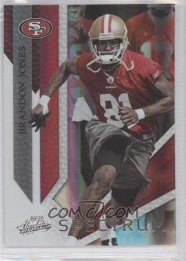 2009 Playoff Absolute Memorabilia - [Base] - Spectrum Silver #96 - Brandon Jones /25