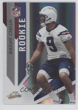 2009 Playoff Absolute Memorabilia - [Base] #153 - Rookie - Jeremy Childs /499
