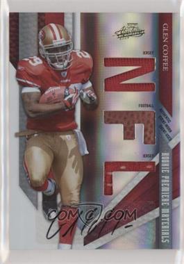 2009 Playoff Absolute Memorabilia - [Base] #222 - Rookie Premiere Materials - Glen Coffee /299