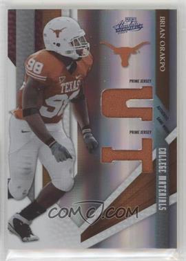 2009 Playoff Absolute Memorabilia - College Materials - Spectrum Prime #1 - Brian Orakpo /10