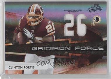 2009 Playoff Absolute Memorabilia - Gridiron Force - Spectrum Die-Cut Jersey Numbers Materials Prime #5 - Clinton Portis /25