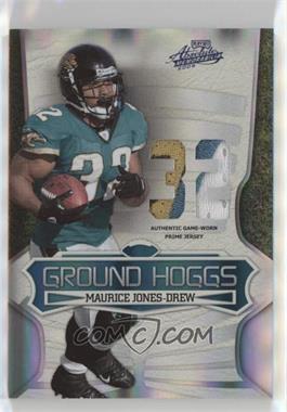 2009 Playoff Absolute Memorabilia - Ground Hoggs - Spectrum Die-Cut Jersey Number Materials Prime #16 - Maurice Jones-Drew /25