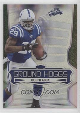 2009 Playoff Absolute Memorabilia - Ground Hoggs - Spectrum #9 - Joseph Addai /25