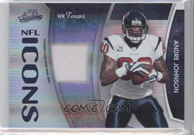 2009 Playoff Absolute Memorabilia - NFL Icons - Spectrum Materials Prime #2 - Andre Johnson /25