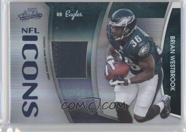 2009 Playoff Absolute Memorabilia - NFL Icons - Spectrum Materials Prime #4 - Brian Westbrook /25