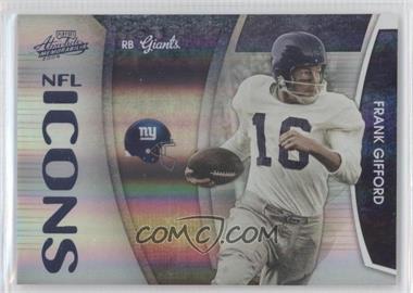 2009 Playoff Absolute Memorabilia - NFL Icons - Spectrum #10 - Frank Gifford /25