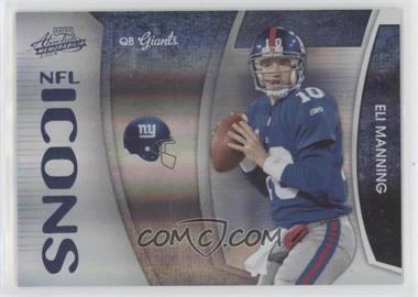 2009 Playoff Absolute Memorabilia - NFL Icons - Spectrum #8 - Eli Manning /25