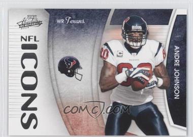 2009 Playoff Absolute Memorabilia - NFL Icons #2 - Andre Johnson