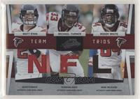 Michael Turner, Roddy White, Matt Ryan #/50