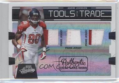 2009 Playoff Absolute Memorabilia - Tools of the Trade Materials - Spectrum Black Triple Prime #5 - Andre Johnson /20