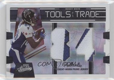 2009 Playoff Absolute Memorabilia - Tools of the Trade Materials - Spectrum Jumbo Black Die-Cut Jersey Number Prime #30 - Roddy White /15
