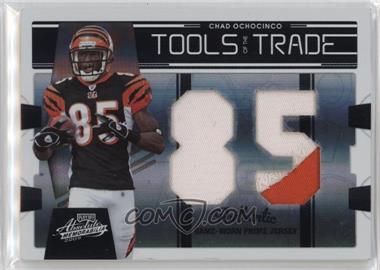 2009 Playoff Absolute Memorabilia - Tools of the Trade Materials - Spectrum Jumbo Black Die-Cut Jersey Number Prime #51 - Chad Ochocinco /25