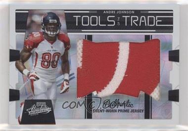 2009 Playoff Absolute Memorabilia - Tools of the Trade Materials - Spectrum Jumbo Black Prime #5 - Andre Johnson /17