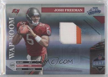 2009 Playoff Absolute Memorabilia - War Room - Materials Prime #16 - Josh Freeman /50