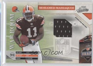 2009 Playoff Absolute Memorabilia - War Room - Materials #4 - Mohamed Massaquoi /250