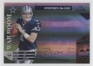 2009 Playoff Absolute Memorabilia - War Room - Spectrum #7 - Stephen McGee /25