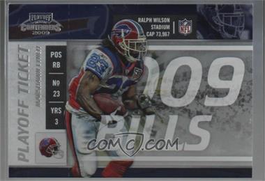 2009 Playoff Contenders - [Base] - Playoff Ticket #12 - Marshawn Lynch /99 [Noted]