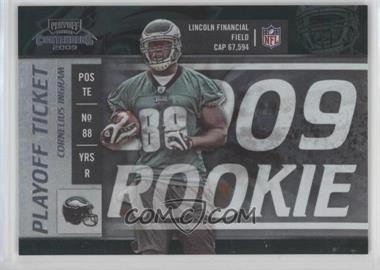 2009 Playoff Contenders - [Base] - Playoff Ticket #158 - Cornelius Ingram /99