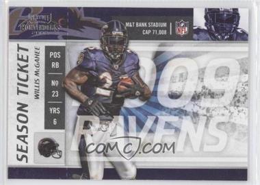 2009 Playoff Contenders - [Base] #10 - Willis McGahee
