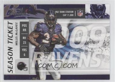 2009 Playoff Contenders - [Base] #10 - Willis McGahee