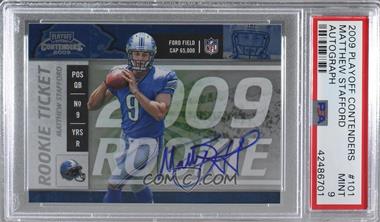 2009 Playoff Contenders - [Base] #101 - Matthew Stafford /540 [PSA 9 MINT]