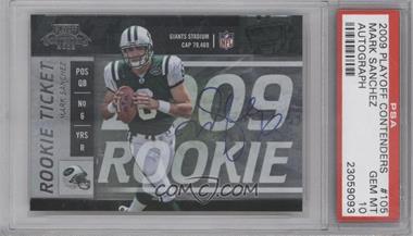 2009 Playoff Contenders - [Base] #105 - Mark Sanchez [PSA 10 GEM MT]