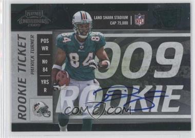 2009 Playoff Contenders - [Base] #126 - Patrick Turner