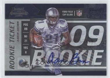 2009 Playoff Contenders - [Base] #135 - Aaron Brown