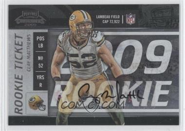 2009 Playoff Contenders - [Base] #156 - Clay Matthews